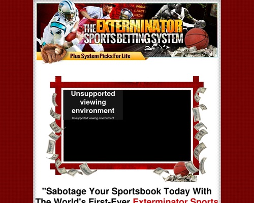 The Exterminator Sports Betting System By Author of the #1 system 1 The Exterminator Sports Betting System By Author of the #1 system