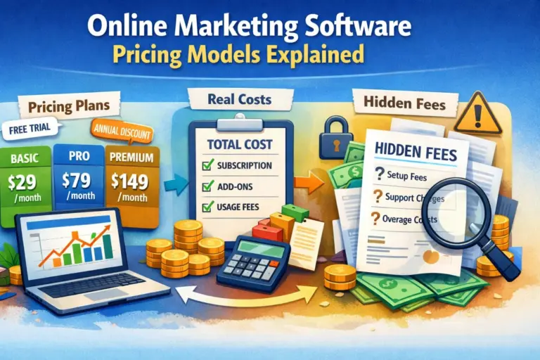 Online marketing software pricing models explained 1